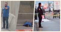 Migrante mexicano se corta la yugular en la línea de EU y México tras negarle ingreso (VIDEO)