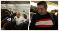 Usuarios de Twitter hacen tendencia el #EsUnHonorVolarConObrador tras #LordMamon