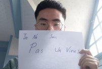 Ciudadano chino manda mensaje al mundo: 