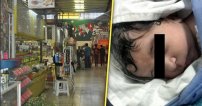 Encuentran recién nacida abandonada en mercado de CDMX