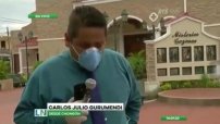 No soporta la escena y reportero rompe en llanto tras ver la tragedia por Covid-19